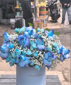 باکس گل آبی فلوبار