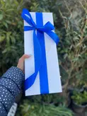 باکس گل اسکناس آرایی آبی فلوبار