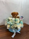 باکس گل گهواره ای نوزادی پسرونه فلوبار