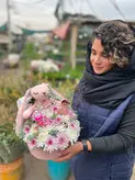 باکس گل گهواره ای نوزادی دخترونه فلوبار