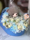 باکس گل گهواره ای نوزادی پسرونه فلوبار