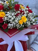 گل پاییزی داخل جار گل فلوبار