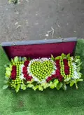 باکس گل رز و گوجه سبز نوبرونه طرح آی لاو یو فلوبار