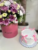 باکس گل و کیک و بادکنک فلوبار