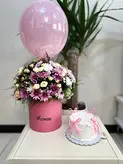 باکس گل و کیک و بادکنک فلوبار