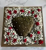 تزیین حنای قلبی عروس فلوبار