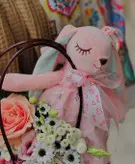 گل و عروسک داخل فلاوربگ فلوبار