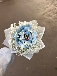 دسته گل رز با اسکناس آرایی فلوبار