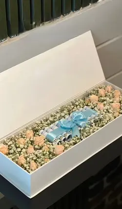 باکس گل و اسکناس آرایی فلوبار