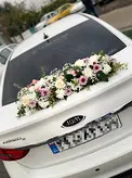 ماشین عروس آریزو سفید فلوبار