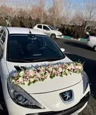 ماشین عروس ۲۰۷ سفید فلوبار