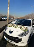 ماشین عروس ۲۰۷ سفید فلوبار