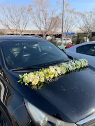 ماشین عروس اسپورتیج مشکی فلوبار