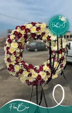 تاج گل درباری ترحیمی فلوبار