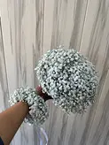 دسته گل و تاج عروس و بوتونیر داماد فلوبار