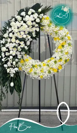 تاج گل درباری ترحیمی فلوبار