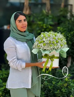 باکس گل ژیپسوفیلا و گوجه سبز نوبرونه فلوبار