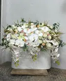 باکس گل عروس با گل مصنوعی فلوبار