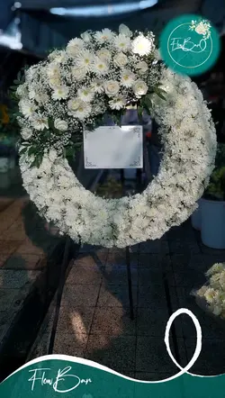 تاج گل درباری ترحیمی فلوبار