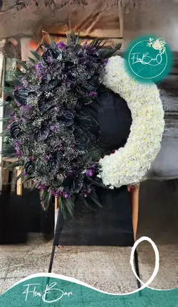 تاج گل درباری ترحیمی فلوبار