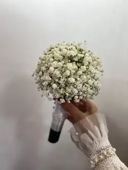 دسته گل عروس ژیپسوفیلا گرد مینیاتوری فلوبار