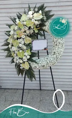 تاج گل درباری ترحیمی فلوبار