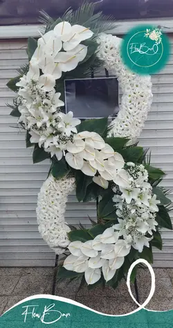 تاج گل دو طبقه ای ترحیم فلوبار