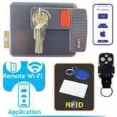 قفل برقی کارتی و تگ RFID و ریموت،  قابل اتصال به تلفن همراه (نرم افزار دار) 5 کلید یوتاب مدل 898