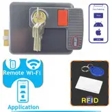 قفل برقی کارتی و تگ RFID و ریموت،  قابل اتصال به تلفن همراه (نرم افزار دار) 5 کلید یوتاب مدل 898