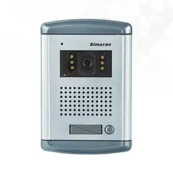 پک کامل آیفون تصویری سیماران، نرم افزاری ریموتی، ترانس و زنجیر دار (پنل فرداد تک واحد + مانیتور 4،3 اینچ + رسیور 2 ریموت با نرم افزار دربازکن + ترانس + قفل بازکن زنجیری)
