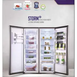یخچال فریزر دوقلو 40 فوت استیلون مدل STORM PLUS رنگ سفید