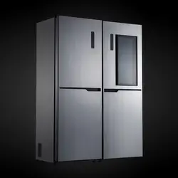 یخچال فریزر دوقلو 40 فوت استیلون مدل STORM PLUS رنگ طوسی استیل