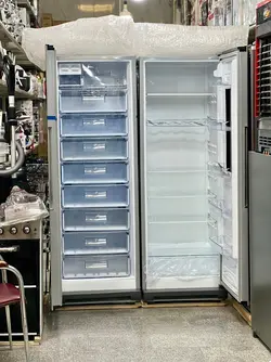 یخچال فریزر دوقلو door in door جنرال پین 40 فوت رنگ سیلور (طوسی)