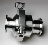 شیر یکطرفه کلمپی استنلس استیل ۳۱۶L- صنایع دارویی - TC