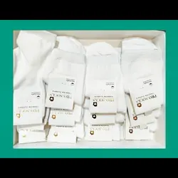 جوراب عمده نیمساق پنبه هندی چهار سایزی 2.3.4.5 طرح پفکی ترک جین 12جفتی