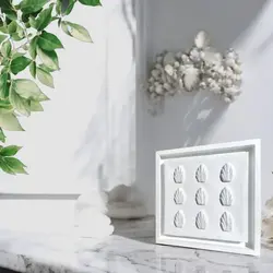 تابلو دکوراتیو برجسته تکسچر طرح صدف کد 24101 - تابلونی