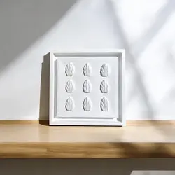 تابلو دکوراتیو برجسته تکسچر طرح صدف کد 24101 - تابلونی