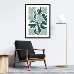 قیمت و خرید تابلو دکوراتیو گل و گیاه طبیعت انتزاعی کد 1631