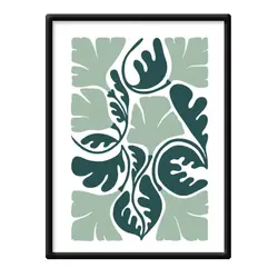 قیمت و خرید تابلو دکوراتیو گل و گیاه طبیعت انتزاعی کد 1631