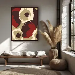 قیمت و خرید تابلو دکوراتیو گل و گیاه طرح پرتوی شفق کد16201