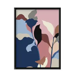 قیمت و خرید تابلو دکوراتیو گل و گیاه طرح رقص برگها کد16161