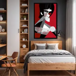 قیمت و خرید تابلو مدرن طرح بروس لی (Bruce Lee) کد19161