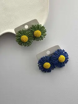 گوشوار گل تابستونی