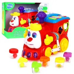 اسباب بازی قطار آموزشی موزیکال هولی تویز Huile Toys