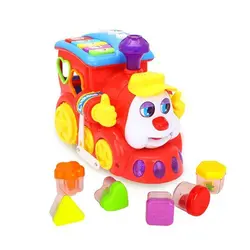 اسباب بازی قطار آموزشی موزیکال هولی تویز Huile Toys