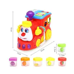 اسباب بازی قطار آموزشی موزیکال هولی تویز Huile Toys