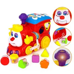 اسباب بازی قطار آموزشی موزیکال هولی تویز Huile Toys