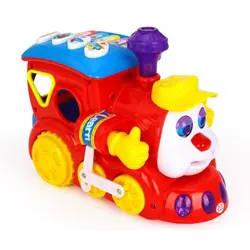 اسباب بازی قطار آموزشی موزیکال هولی تویز Huile Toys