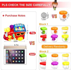 اسباب بازی قطار آموزشی موزیکال هولی تویز Huile Toys