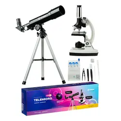 ست آموزشی تلسکوپ و میکروسکوپ مدل TeleMicro – با بزرگنمایی 90 و 1200